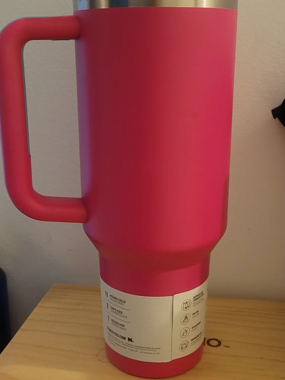 Stanley Pink Insulated Bottle Lid - Picture 2 of 4